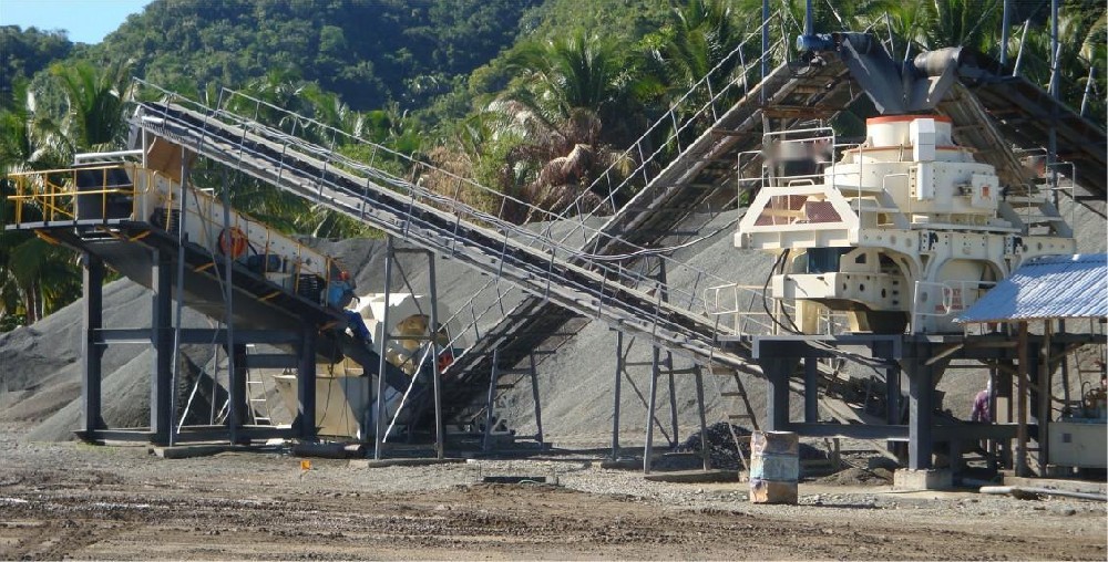 On site crushing equipment