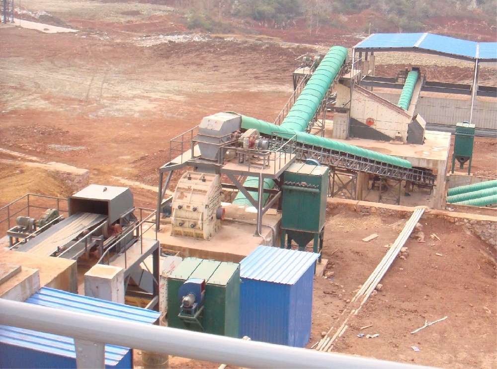 On site crushing equipment