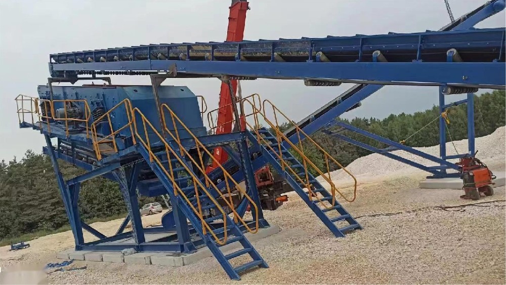 On site crushing equipment